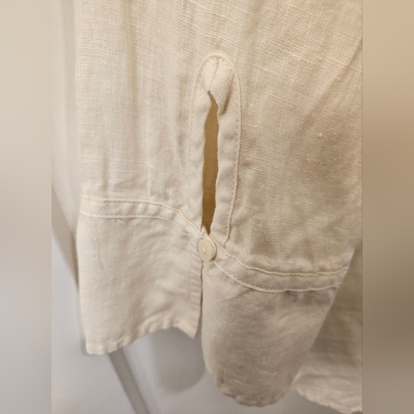 NWOT - Linen Old Navy Lt. Tan Button Down Shirt - Size XXL - Picture 4 of 9